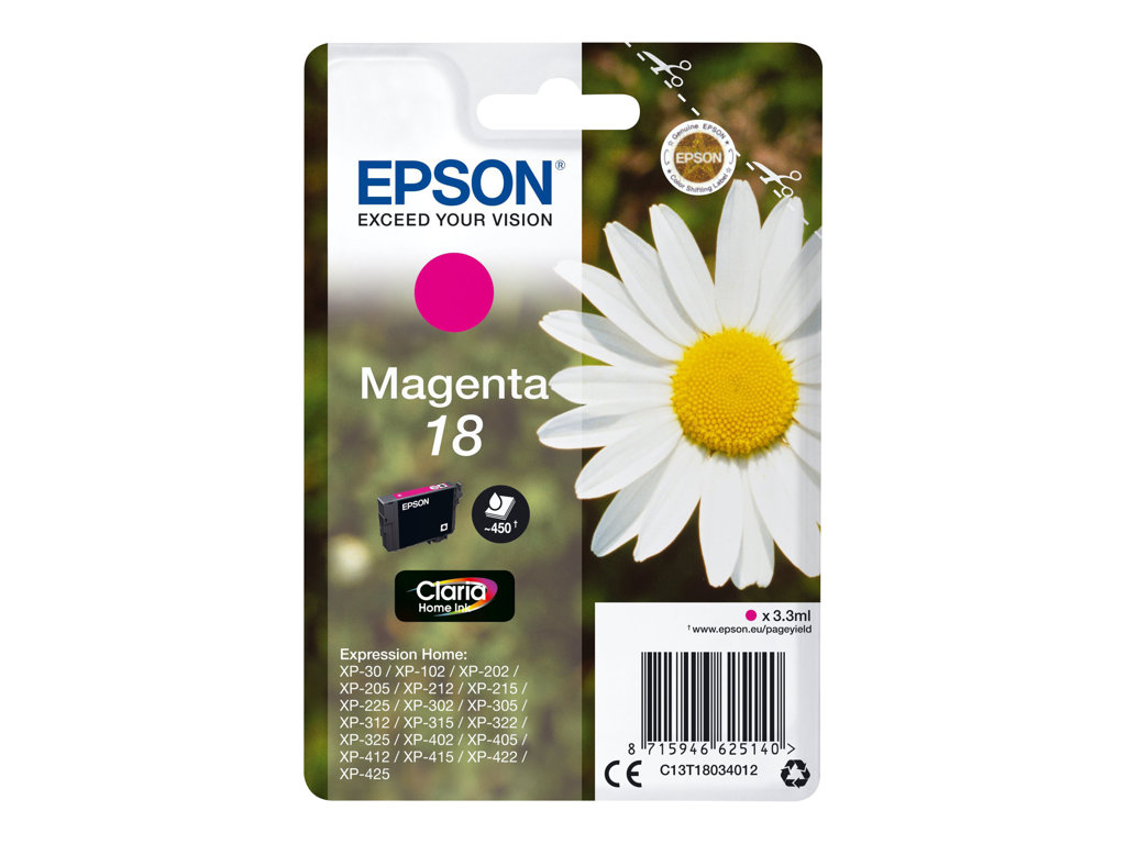 EPSON 1LB 18 magenta ink claria w/s