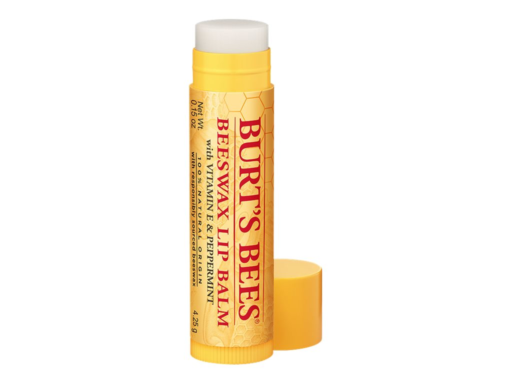 Burt's Bees Beeswax Lip Balm - 3 x 4.25g