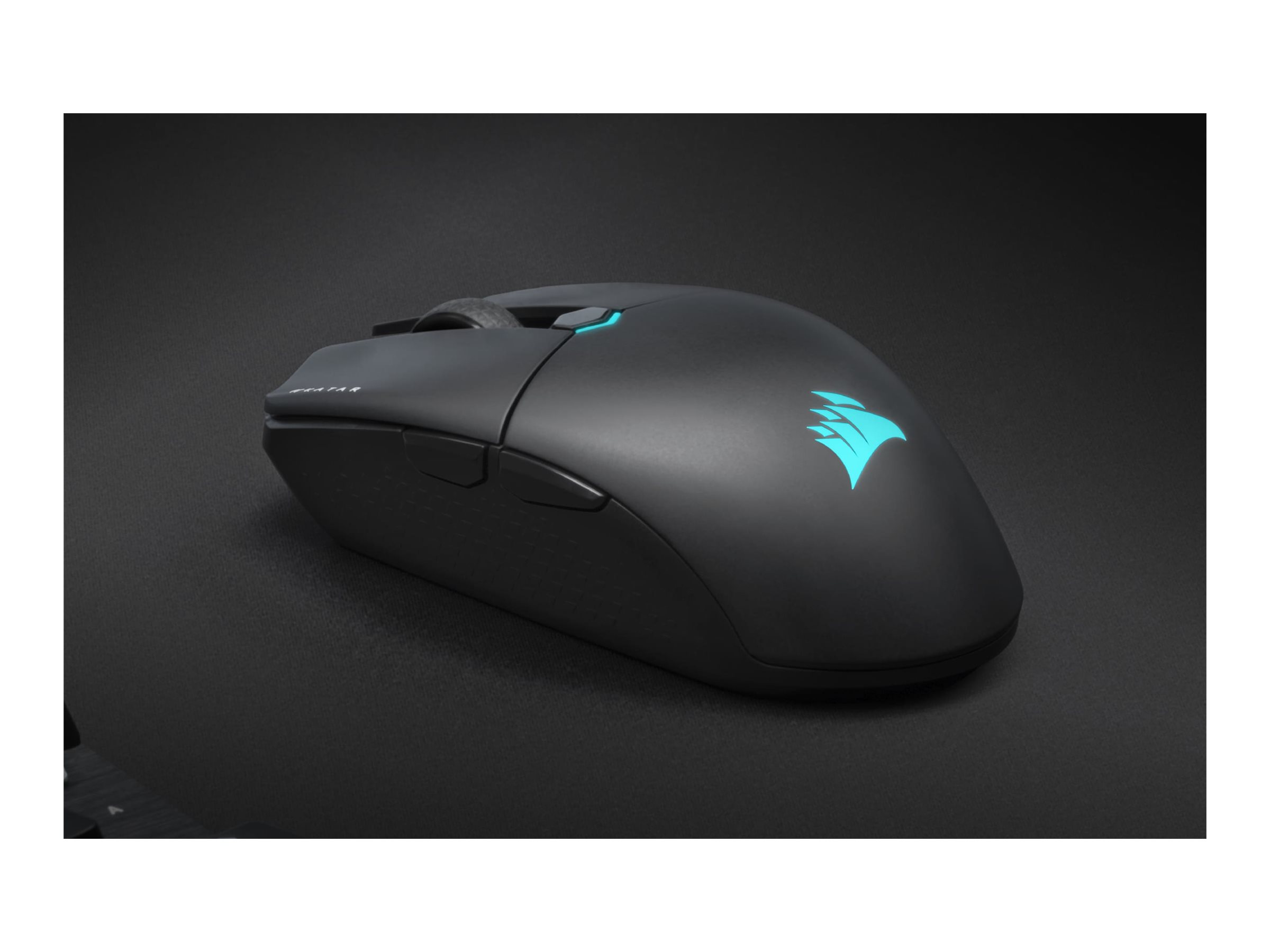CORSAIR Gaming KATAR ELITE mouse 2.4 GHz Bluetooth What's in the box Left-angle 78073