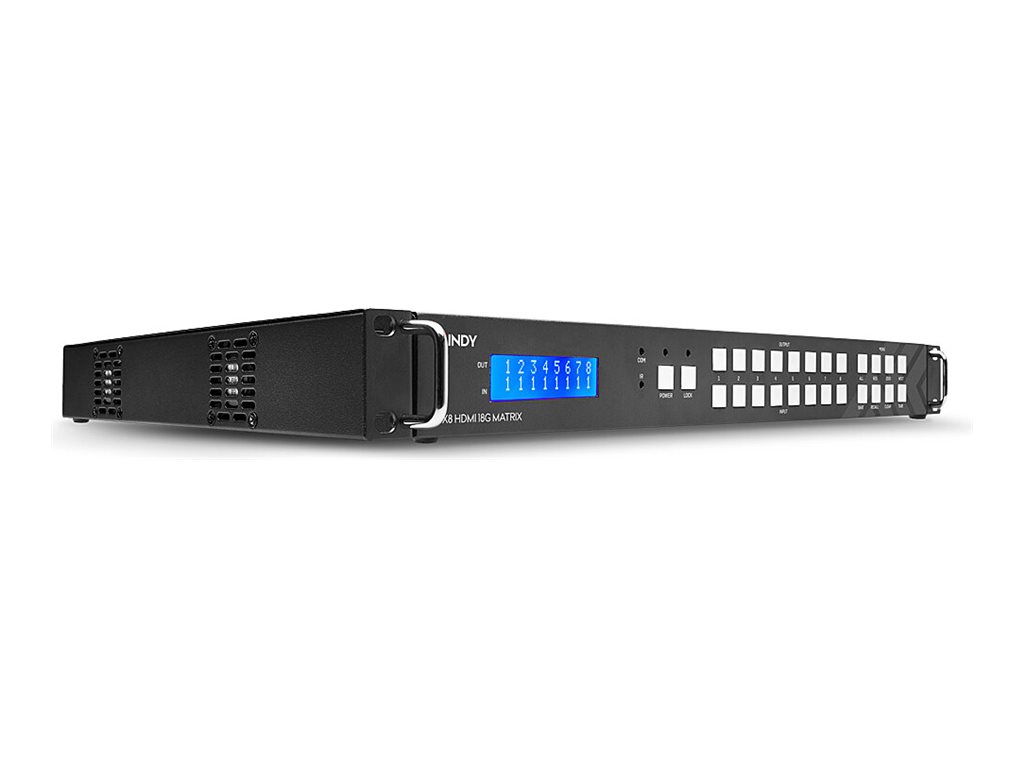 Matrice vidéo 8x8 HDMI 18G avec Scaler pour mur d'écran