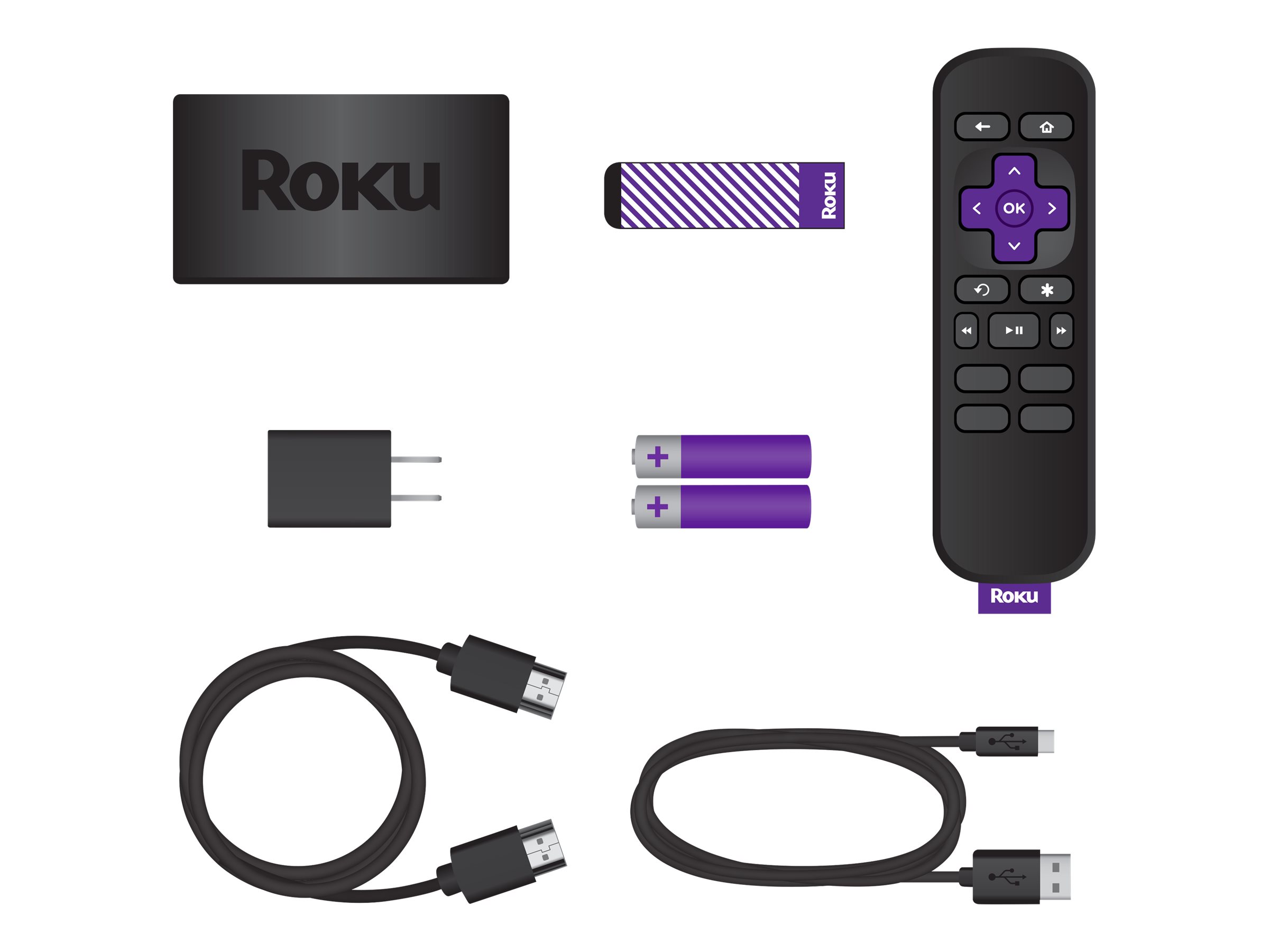 Roku Express 4K Multimedia Streamer - Black - 3940CA