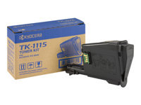 Kyocera TK 1115 - Black - original - toner cartridge - for Kyocera FS-1220MFP, FS-1220MFP/KL3, FS-1320MFP, FS-1320MFP/KL3; FS-1041, 1041/KL3