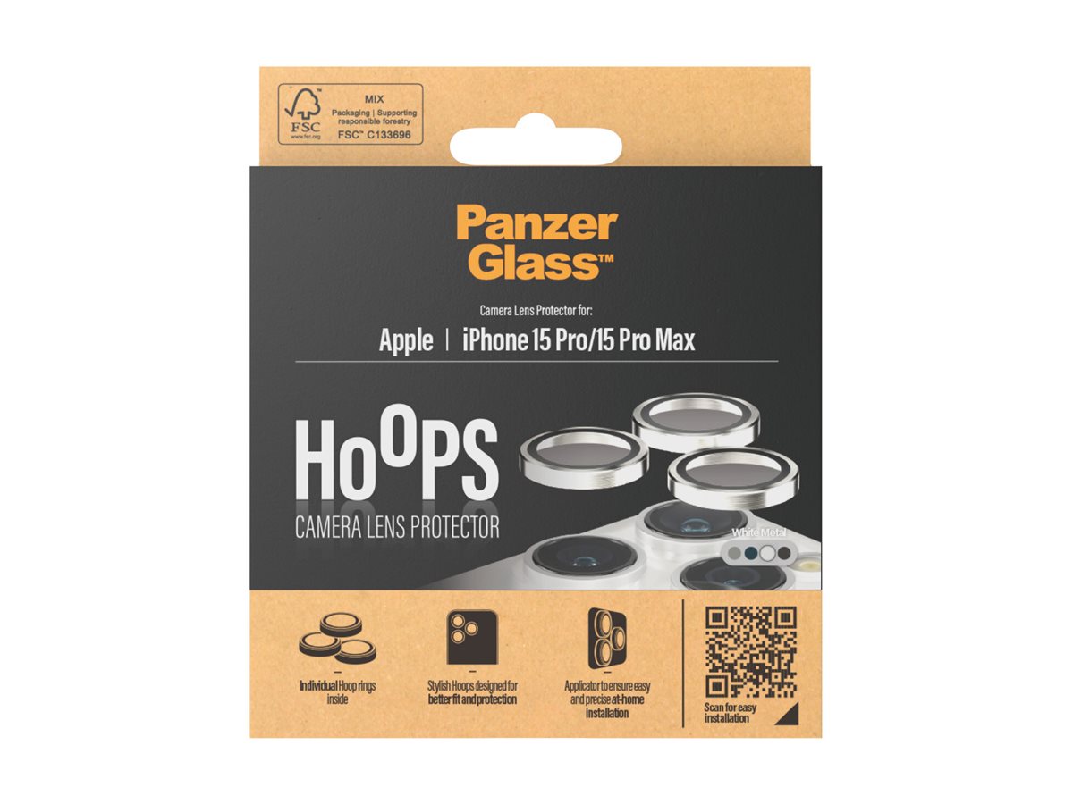 PanzerGlass HoOps Apple iPhone 16 Pro/15 Pro/16 Pro Max/15 Pro Max - white aluminium – foto 4
