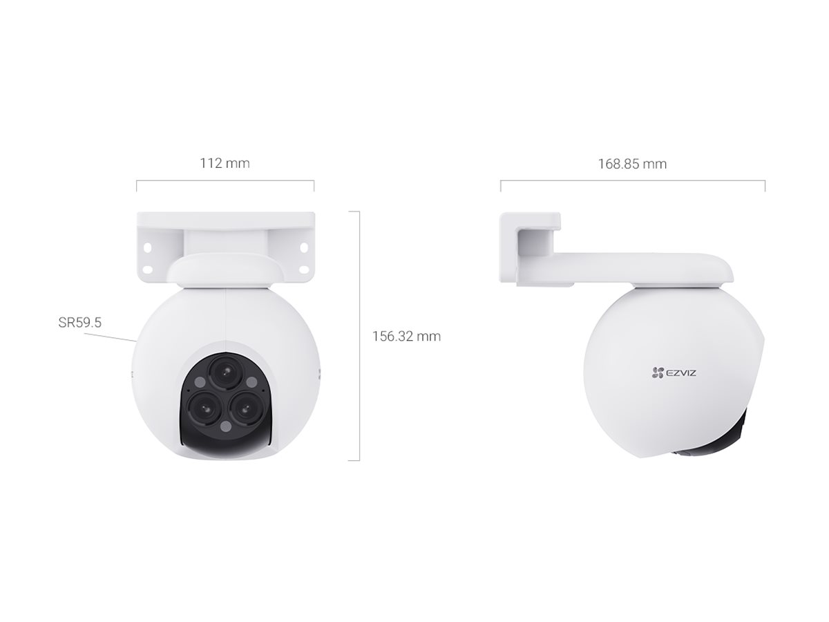 EZVIZ H80f Multi 2K, network surveillance camera, turret - Image 2