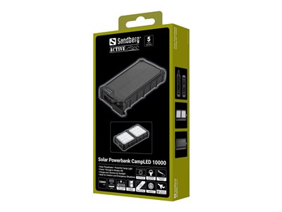 SANDBERG Solar Powerbank CampLED 10000