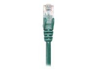 Intellinet Network Patch Cable, Cat5e, 1m, Green, CCA, U/UTP, PVC, RJ45, Gold Plated Contacts, Snagless, Booted, Lifetime War