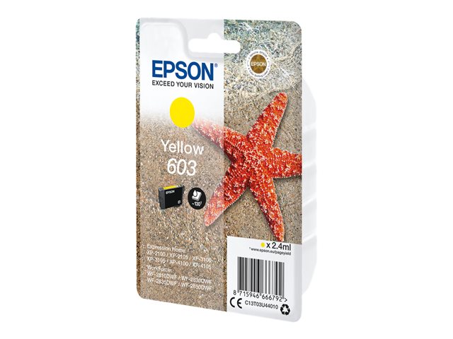 EPSON 1LB Singlepack Yellow 603 Ink w/s