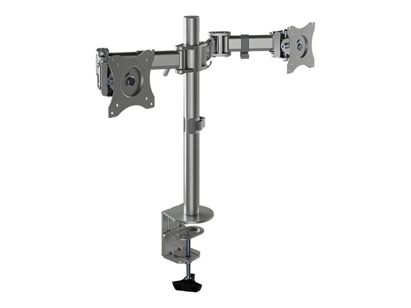 NEOMOUNTS Flat Desk Mount 2 screens Silv