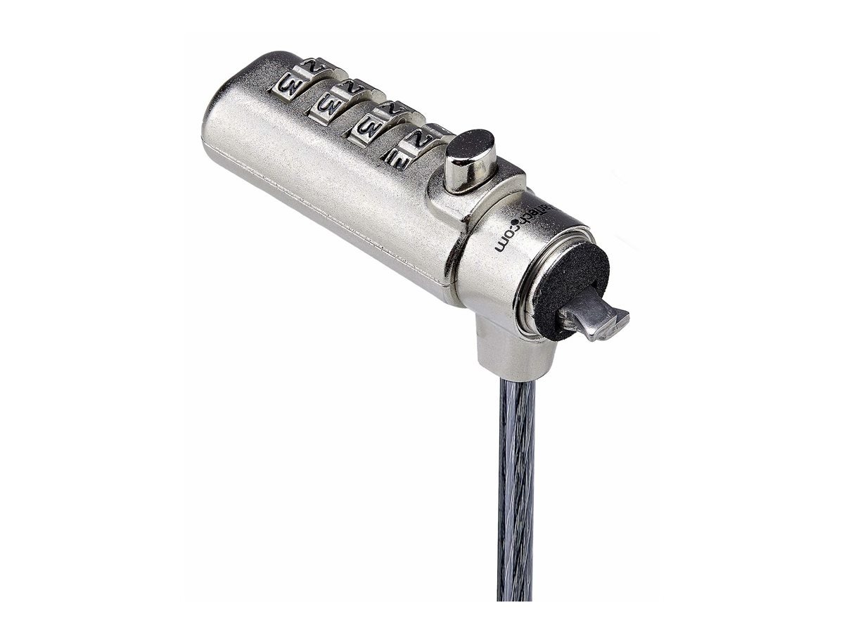 StarTech.com Slim Lock Noble Wedge Slot Compatible, 6.6ft Locking Cable - bezpečnostní kabelový zámek - kompatibilní s TAA – foto 4