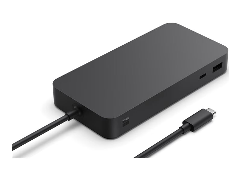Microsoft Surface Dock docking station Thunderbolt 4 3 x Thunderbolt 1GbE Product shot Left-angle 79450
