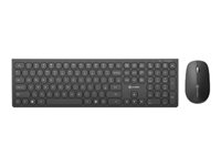 ALOGIC Echelon - keyboard and mouse set full size - QWERTY - UK - black Input Device