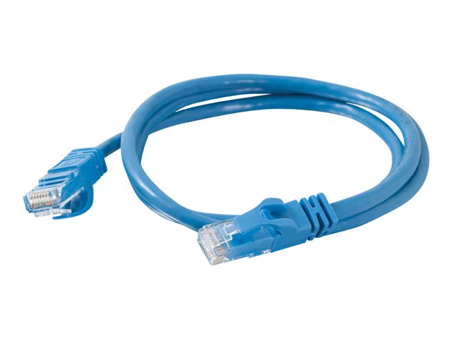 Image of C2G Cat6 Booted Unshielded (UTP) Network Patch Cable - patch cable - 2 m - blue