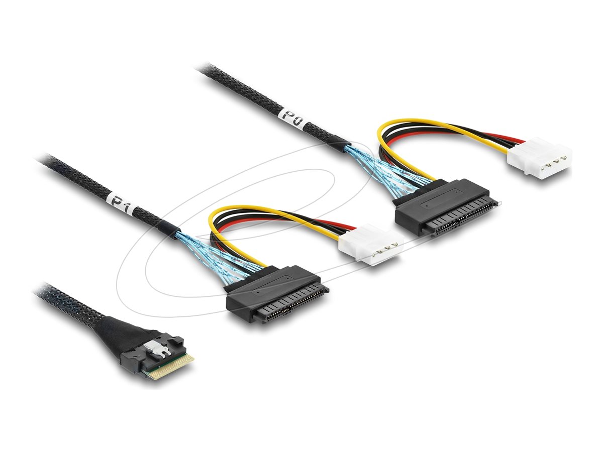 PCIe 4.0 Cable Slim SAS SFF-8654 8i to 2