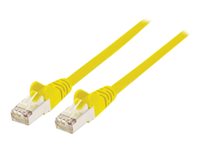 Intellinet Network Patch Cable, Cat6, 10m, Yellow, Copper, S/FTP, LSOH / LSZH, PVC, RJ45, Gold Plated Contacts, Snagless, Boo