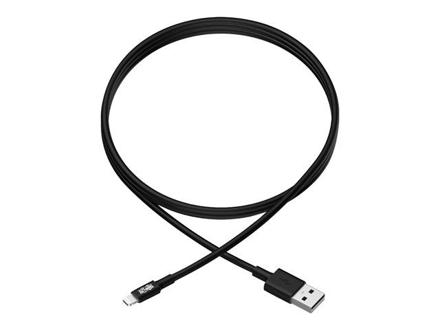 Tripp Lite 3 ft. (0.9 m)USB-A to Lightning Sync/Charge Cable, MFi Certified - Black, M/M, USB 2.0 for Iphone etc