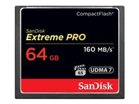 SanDisk Extreme Pro CompactFlash-kort 64GB 160MB/s