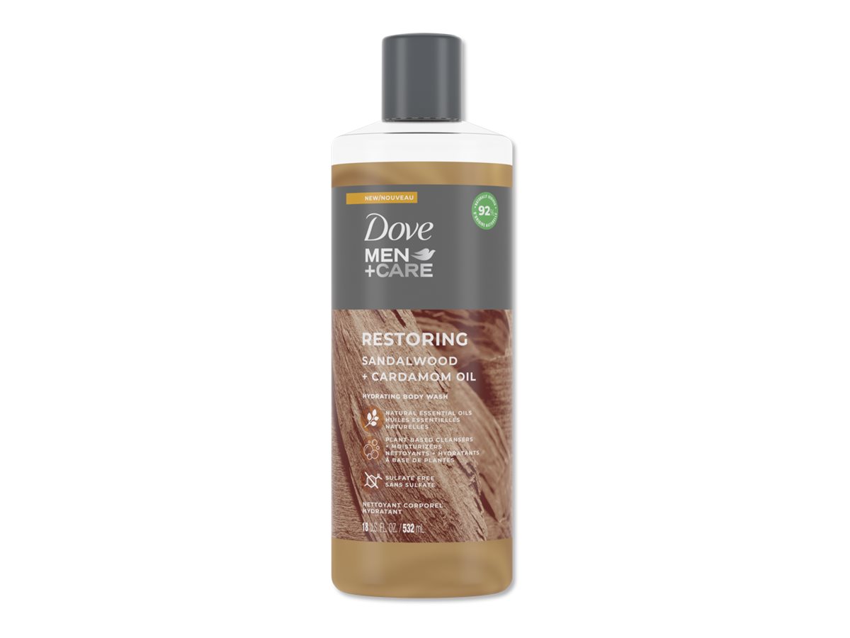 Dove Men+Care Restoring Body Wash - Sandalwood + Cardamom Oil - 532ml