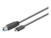 MicroConnect USB 3.2 Gen 1 USB Type-C kabel 1.8m Sort