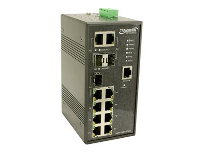 Transition Networks Managed Industrial Switch Switch managed 