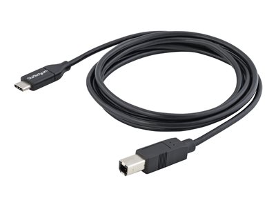 StarTech.com 2m 6ft USB C to USB B Cable USB 2.0 USB Type C Printer Cable M/M 