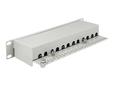 DELOCK 10 Patchpanel 12 Port Cat.6A grau - 43308