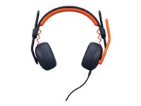Logitech Zone Learn Wired On-Ear Headset for Learners, 3.5mm AUX - headphones with mic - replacement - 3.5 mm jack