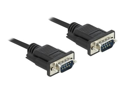 DELOCK Seriell Kabel RS-232 D-Sub9 Stecker zu Stecke 0,5m