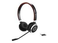 Jabra Evolve 65 UC Stereo (SME) Trådløs Headset Sort 