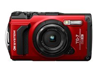 OM System Tough TG-7 12Megapixel Rød Digitalkamera