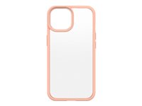 OtterBox React Series Beskyttelsescover Til mobiltelefon Peach perfect (peach) Polykarbonat Syntetisk gummi Apple iPhone 15