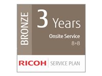 Ricoh Scanner Service Program 3 Year Bronze Service Plan for Fujitsu Low-Volume Production Scanners 3år Reservedele og arbejdskraft