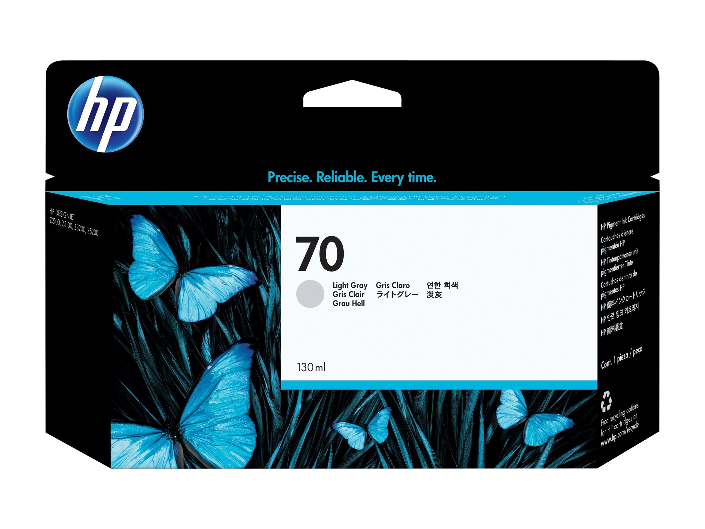 Hp 70 Light Grey Original Designjet Ink Cartridge Hp 70 Light Grey Original Designjet Ink Cartridge