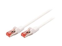 Nedis CAT 6 Kabel med afskærmning med folie og kobberfletning (SFTP 1m Patchkabel Hvid