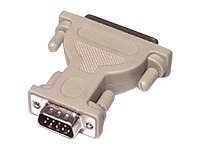 C2G Serial adapter DB-25 (F) to DB-9 (M) white