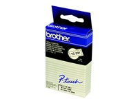BROTHER RUBAN NOIR/JAUNE 24mm