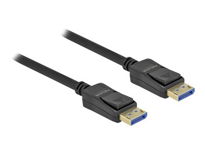 DELOCK DP Kabel 10K 60Hz 54Gbps Kunststoffgehäuse 1 m