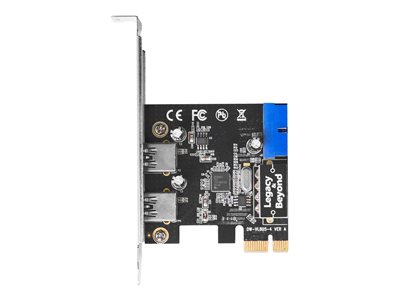 SIIG USB 3.0 4-Port (2-Ext plus19-pin header) PCIe Host Card