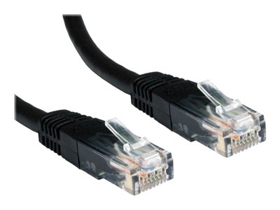Cables Direct patch cable - 25 cm - black