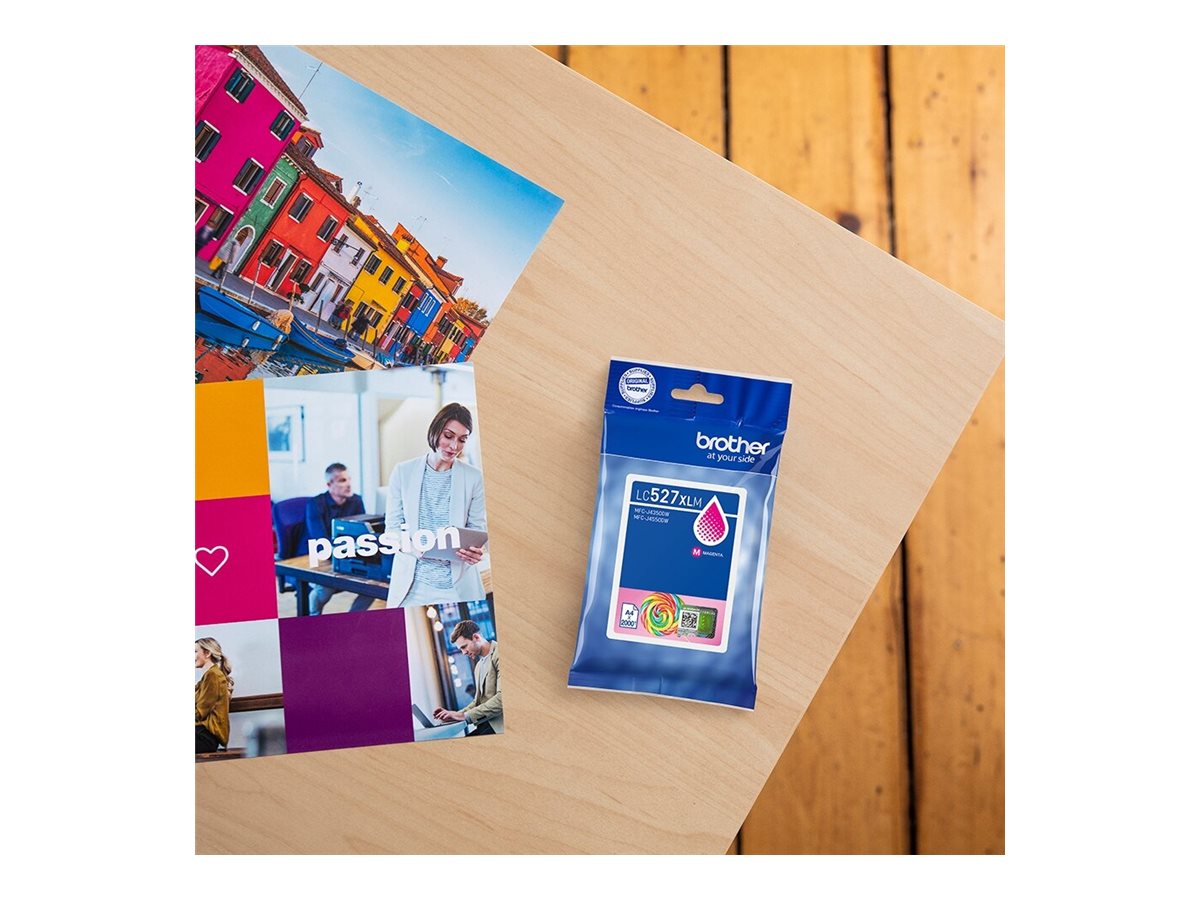 Brother LC527XLM - Vysoká výtěžnost - purpurová - originální - inkoustová cartridge – foto 3