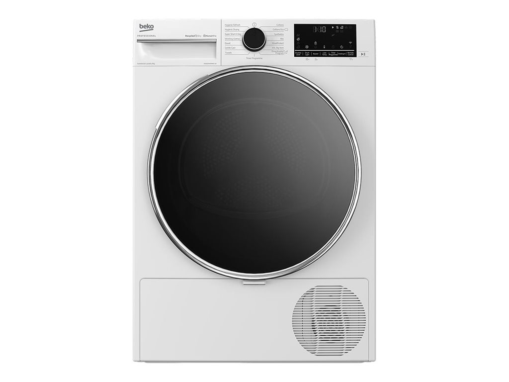 An image of Beko Professional AWZB9HP-PRO-BP dryer - front loading - freestanding - white