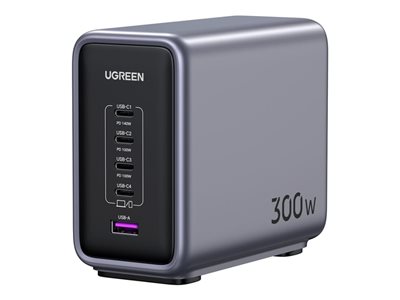 6941876221820 - 90903B Ladegeräte -Universal- Nexode 300W 5-Port PD GaN Fast Charger 90903B 6941876221820