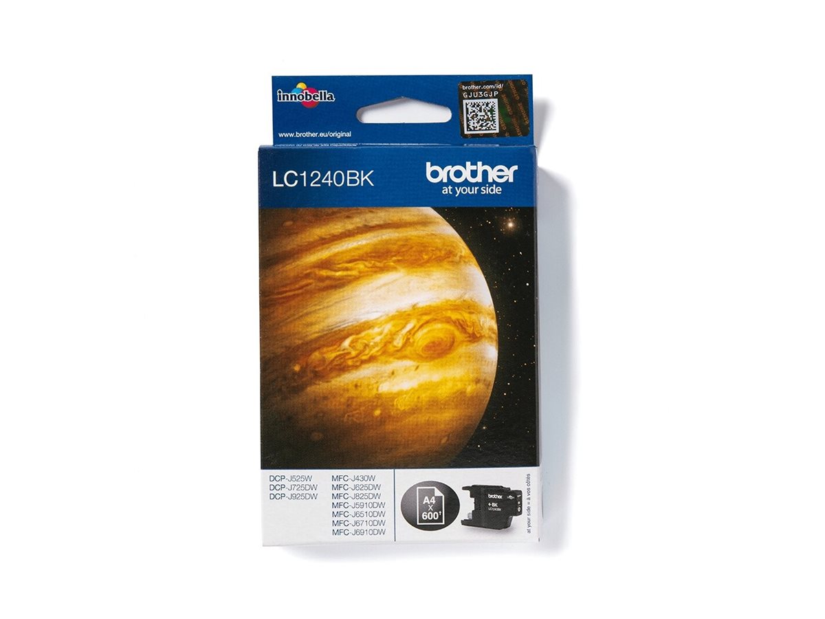 Brother Lc1240bk Black Original Ink Cartridge