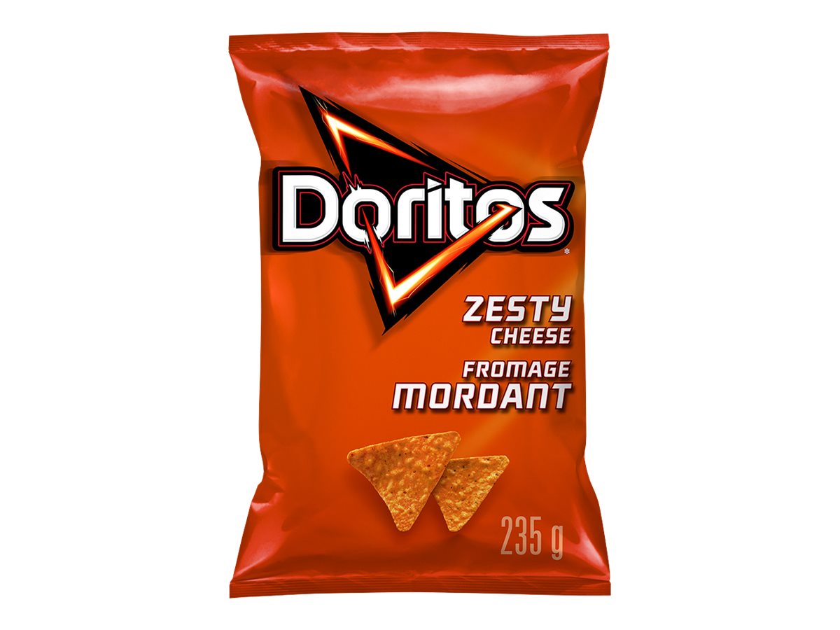 Doritos Tortilla Chips - Zesty Cheese - 235g