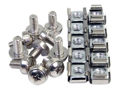 StarTech.com 50 Pack 10-32 Server Rack Cage Nuts and Screws with