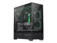 GameMax Infinity VISTA 2 AB Tower Udvidet ATX Sort Transparent