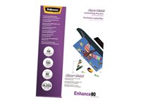 FELLOWES SUPERQUICK LAM POUCH 80MIC A4
