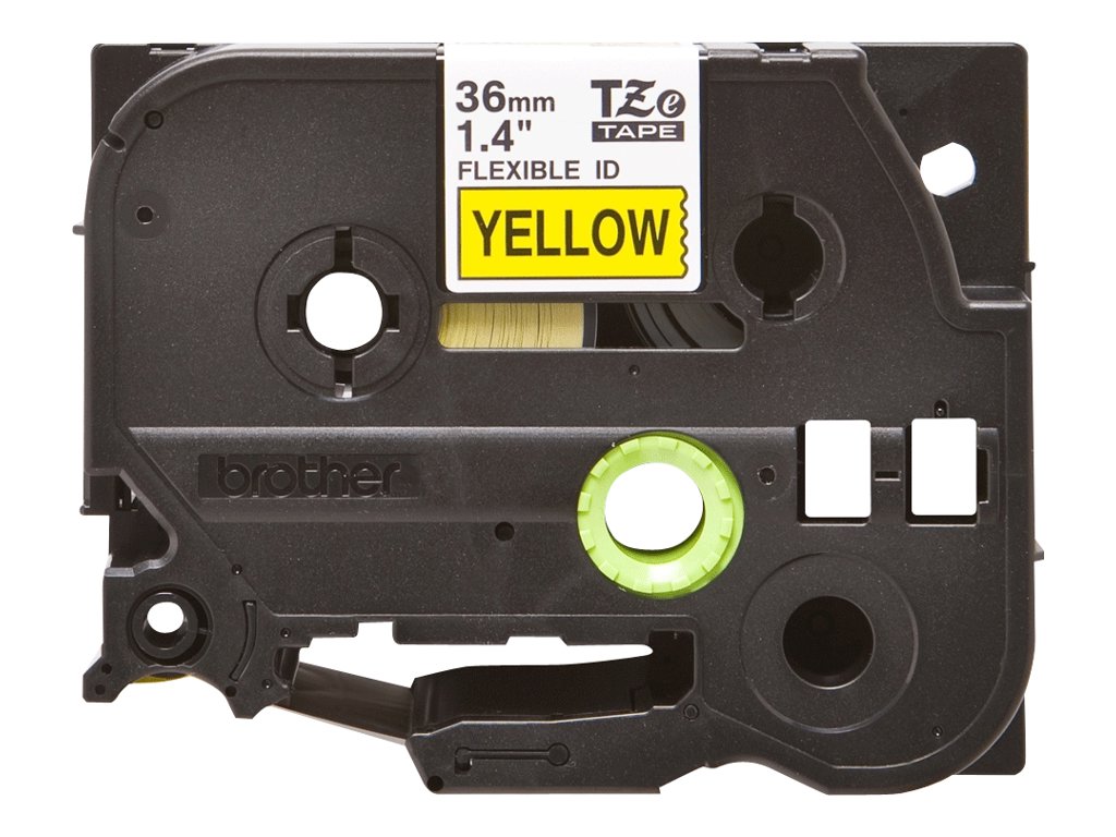 BROTHER TZEFX661 36mm Black on White FL