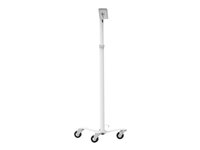 Compulocks Universal Invisible Mount Medical Rolling Cart cart - for tablet - universal invisible mount - white