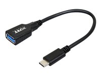 PORT Connect USB 3.0 USB-C adapter 15cm Sort