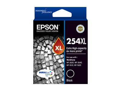 Epson 254XL XL black original ink Product shot Front 79200